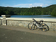výlet na kole k přehradě